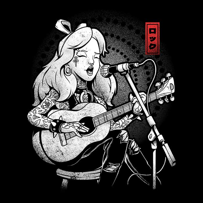 Wonderland Song Men's V-Neck - Adult & Kids T-Shirts, Sweatshirts & Hoodies apparel design preview 2