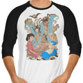 Wonderlands 3/4 Sleeve Raglan - Adult & Kids T-Shirts, Sweatshirts & Hoodies apparel design preview 1
