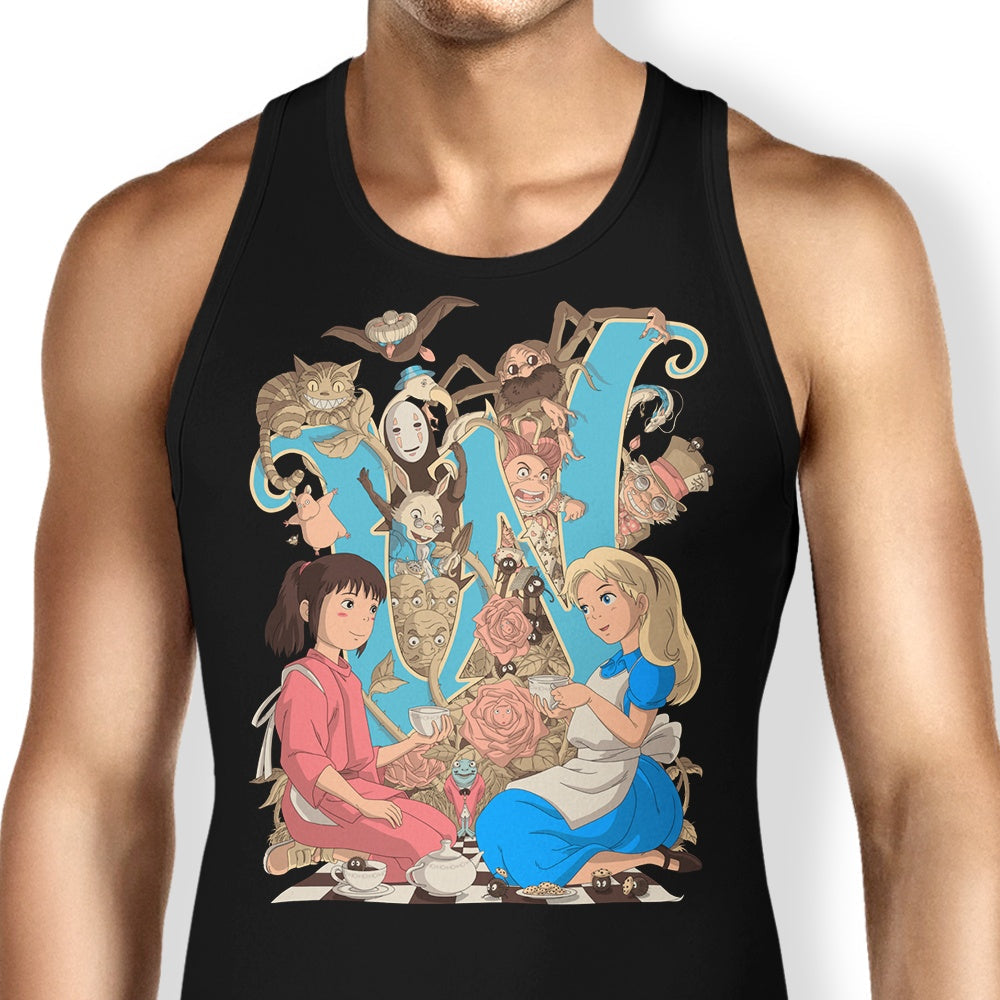 Wonderlands Tank Top - Adult & Kids T-Shirts, Sweatshirts & Hoodies apparel design preview 1