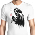 Woodsboro Killer Sumi-e Men's Apparel - Adult & Kids T-Shirts, Sweatshirts & Hoodies apparel design preview 1