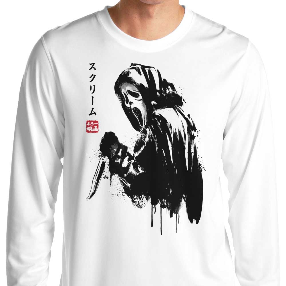 Woodsboro Killer Sumi-e - Adult & Kids T-Shirts, Sweatshirts & Hoodies apparel design preview 1
