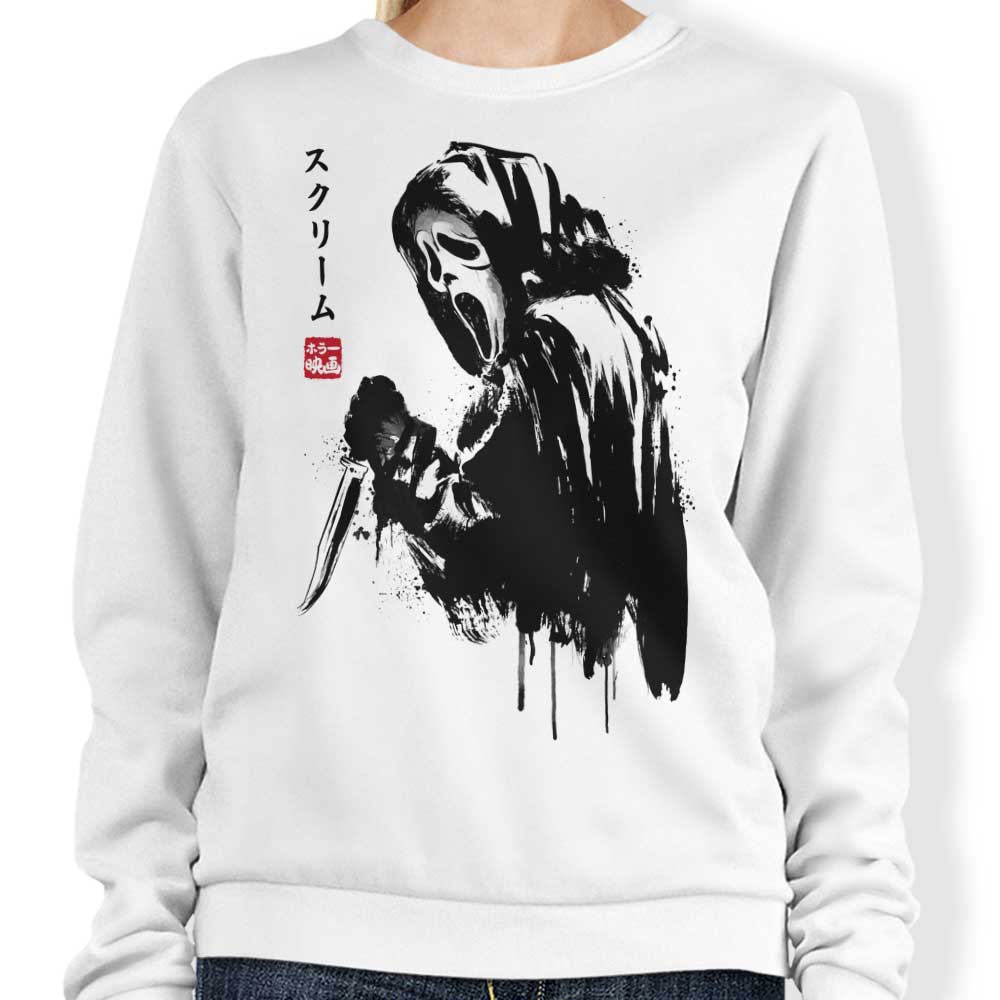 Woodsboro Killer Sumi-e - Adult & Kids T-Shirts, Sweatshirts & Hoodies apparel design preview 1