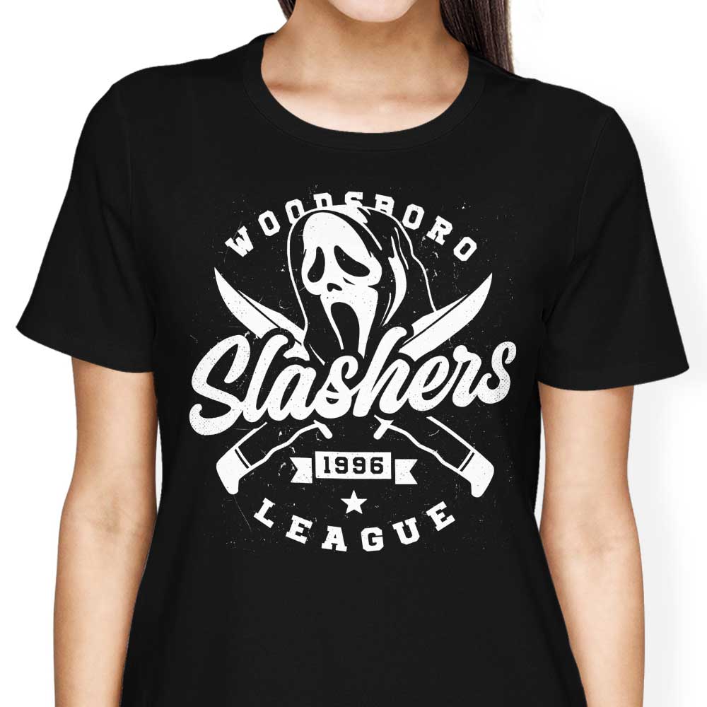Woodsboro Slashers Women's Apparel - Adult & Kids T-Shirts, Sweatshirts & Hoodies apparel design preview 1