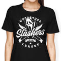 Woodsboro Slashers Women's Apparel - Adult & Kids T-Shirts, Sweatshirts & Hoodies apparel design preview 1