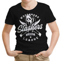 Woodsboro Slashers Youth Apparel - Adult & Kids T-Shirts, Sweatshirts & Hoodies apparel design preview 1