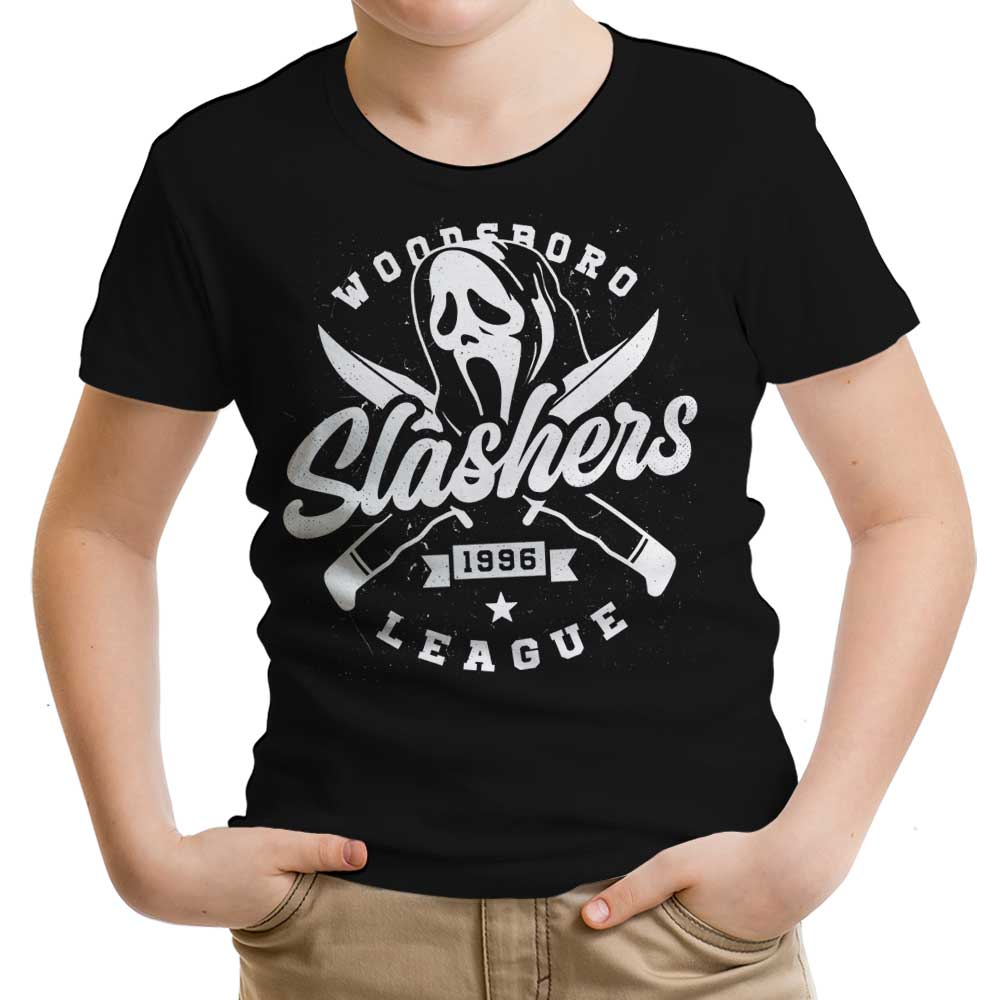 Woodsboro Slashers Youth Apparel - Adult & Kids T-Shirts, Sweatshirts & Hoodies apparel design preview 1