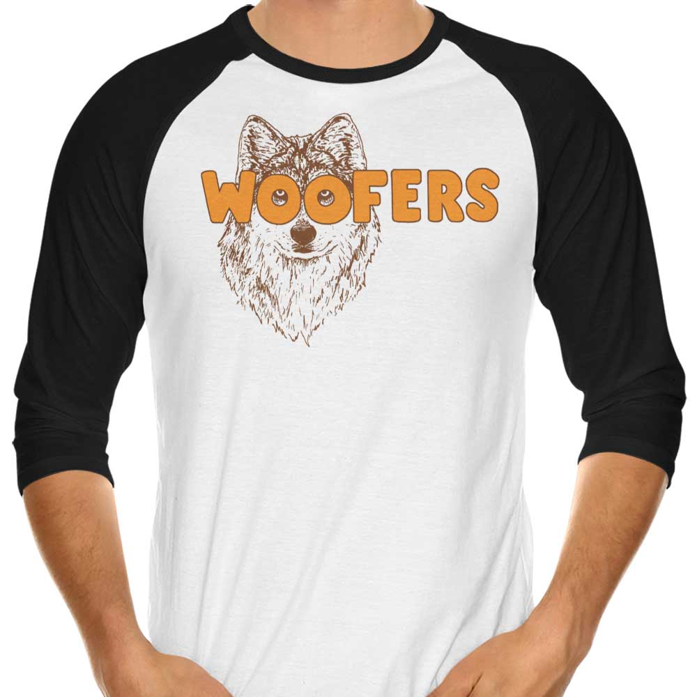 Woofers 3/4 Sleeve Raglan - Adult & Kids T-Shirts, Sweatshirts & Hoodies apparel design preview 1