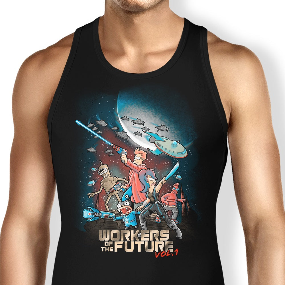 Workers of the Future: Vol. 1 Tank Top - Adult & Kids T-Shirts, Sweatshirts & Hoodies apparel design preview 1