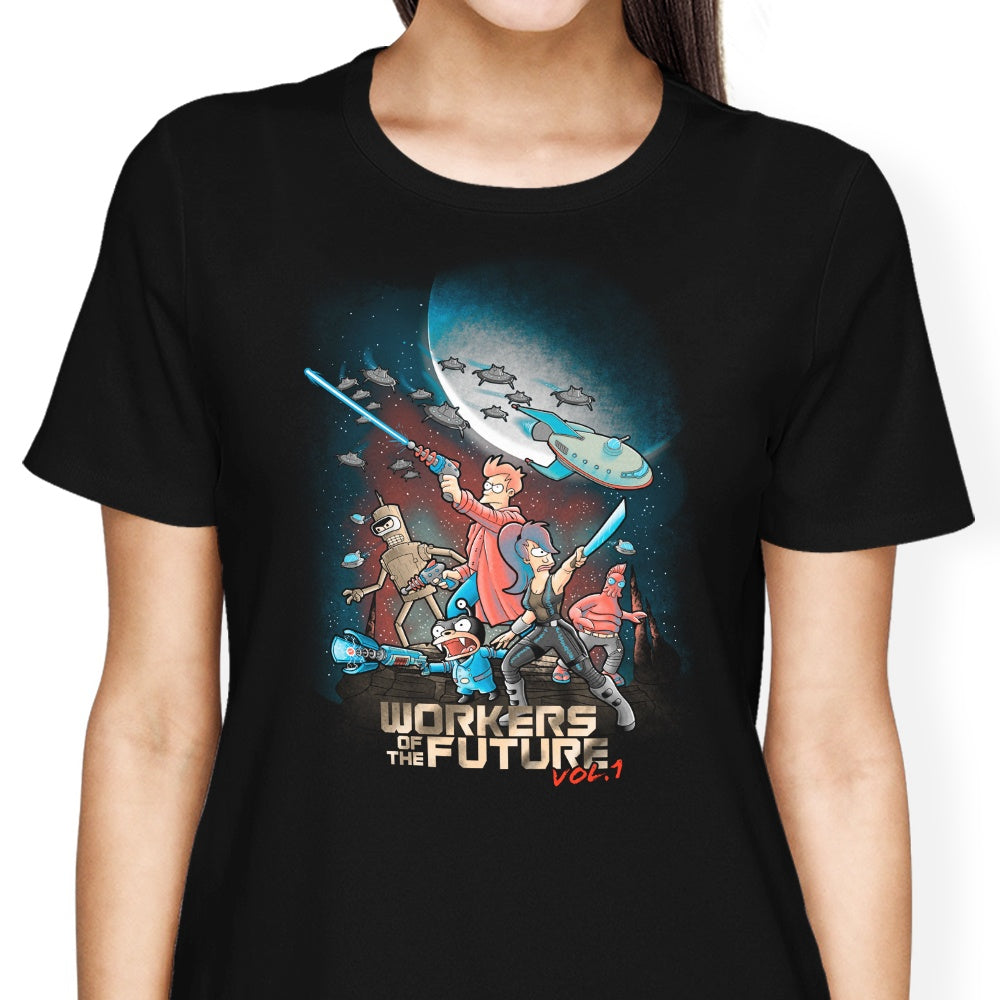 Workers of the Future: Vol. 1 Women's Apparel - Adult & Kids T-Shirts, Sweatshirts & Hoodies apparel design preview 2