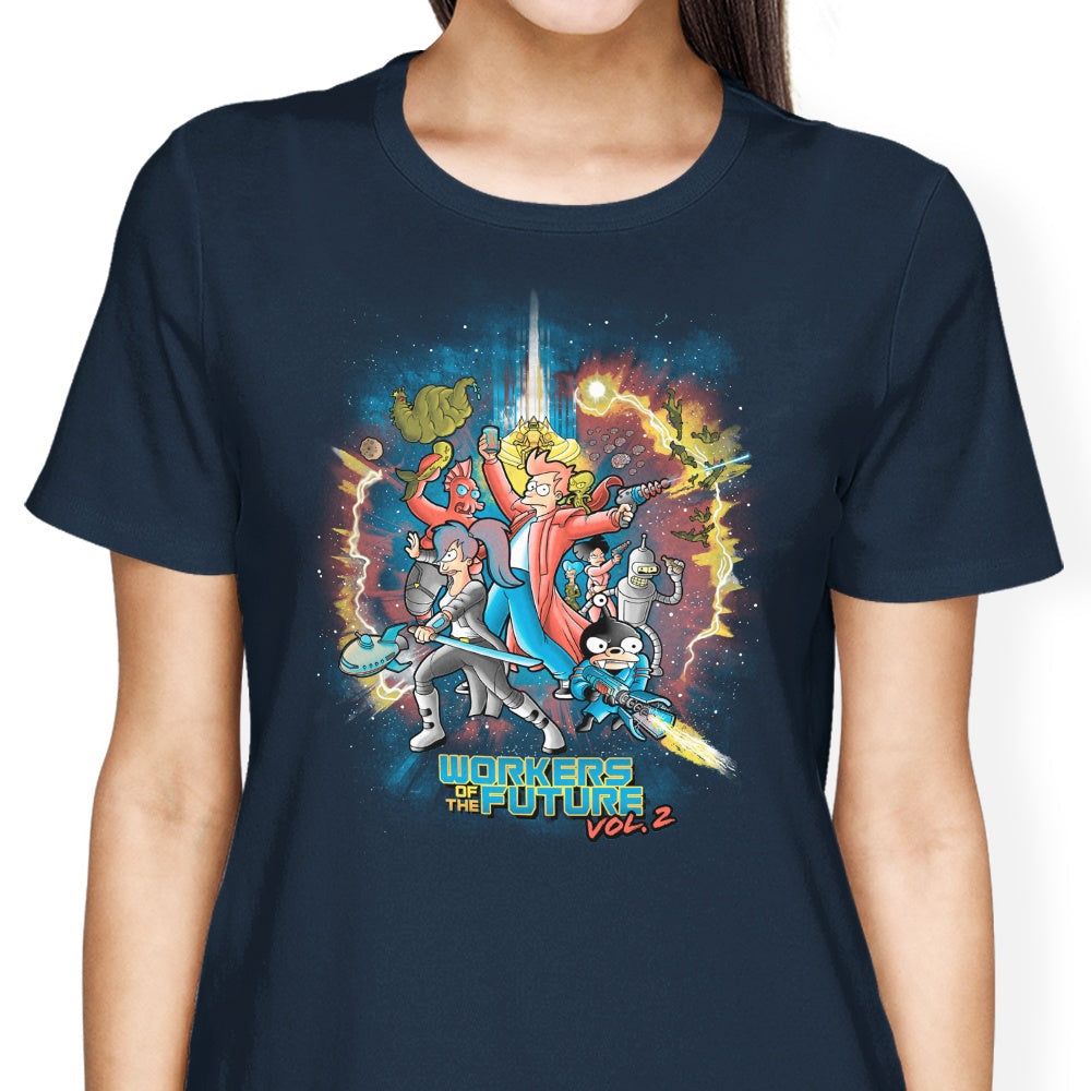 Workers of the Future: Vol. 2 Women's Apparel - Adult & Kids T-Shirts, Sweatshirts & Hoodies apparel design preview 2