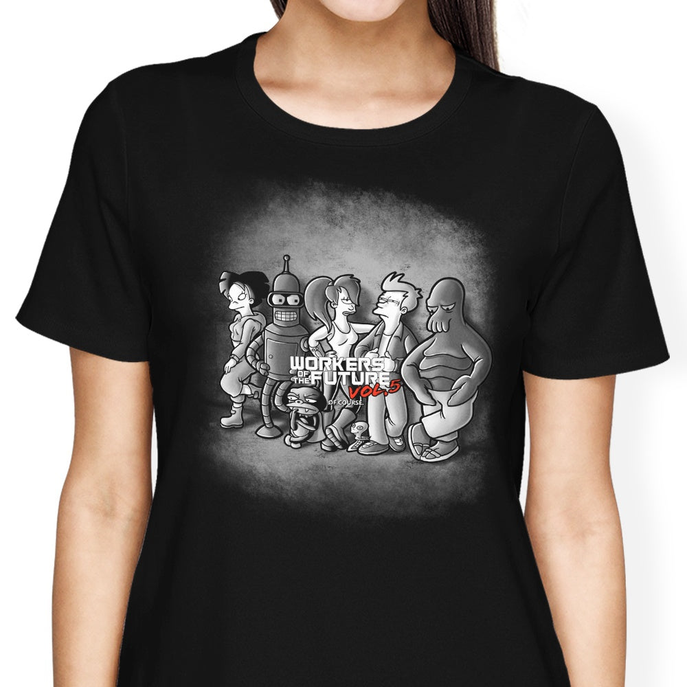 Workers of the Future Women's Apparel - Adult & Kids T-Shirts, Sweatshirts & Hoodies apparel design preview 2