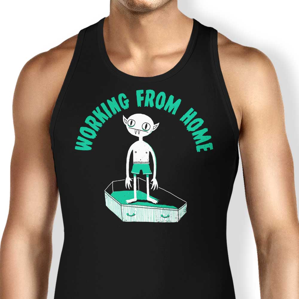 Working from Home Tank Top - Adult & Kids T-Shirts, Sweatshirts & Hoodies apparel design preview 1