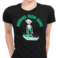 Working from Home Women's Apparel - Adult & Kids T-Shirts, Sweatshirts & Hoodies apparel design preview 1