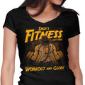 Workout and Glory Women's V-Neck - Adult & Kids T-Shirts, Sweatshirts & Hoodies apparel design preview 1