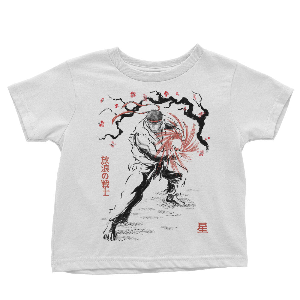 World Warrior Sumi-e Youth Apparel - Adult & Kids T-Shirts, Sweatshirts & Hoodies apparel design preview 2