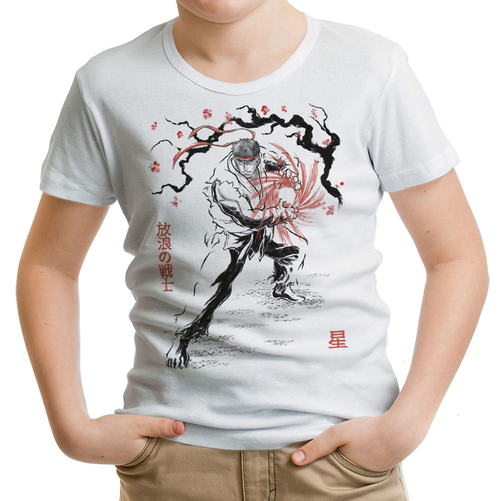 World Warrior Sumi-e Youth Apparel - Adult & Kids T-Shirts, Sweatshirts & Hoodies apparel design preview 1
