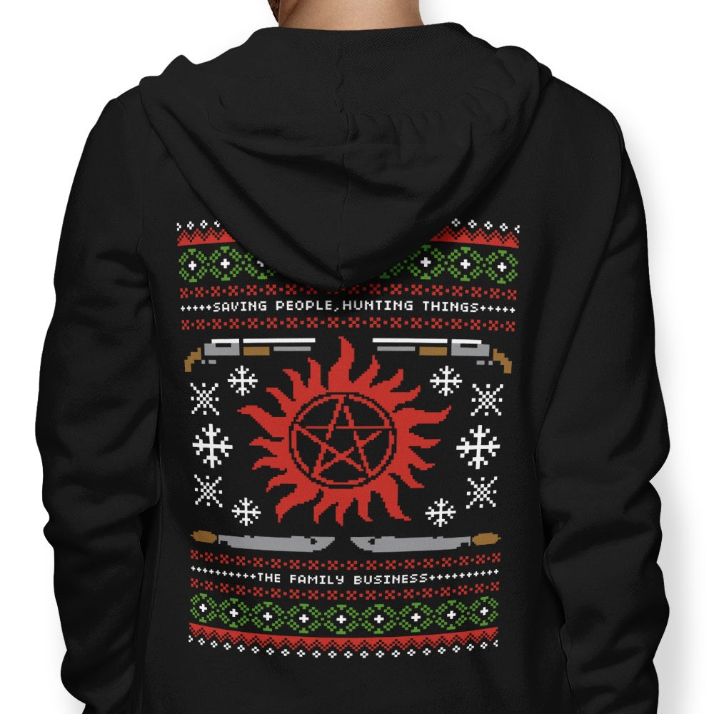Wrapping Presents, Hunting Things - Adult & Kids T-Shirts, Sweatshirts & Hoodies apparel design preview 1