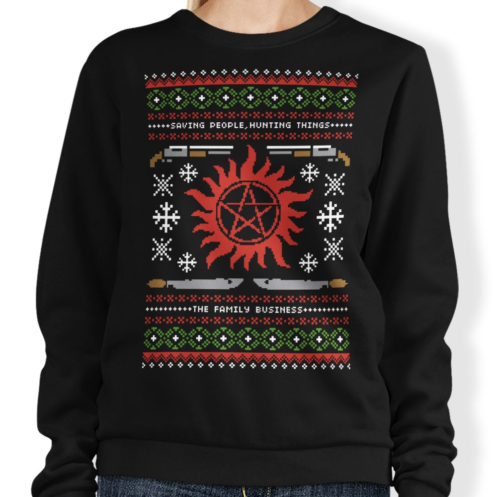 Wrapping Presents, Hunting Things - Adult & Kids T-Shirts, Sweatshirts & Hoodies apparel design preview 1