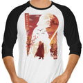 Wrath of Mustafar 3/4 Sleeve Raglan - Adult & Kids T-Shirts, Sweatshirts & Hoodies apparel design preview 1