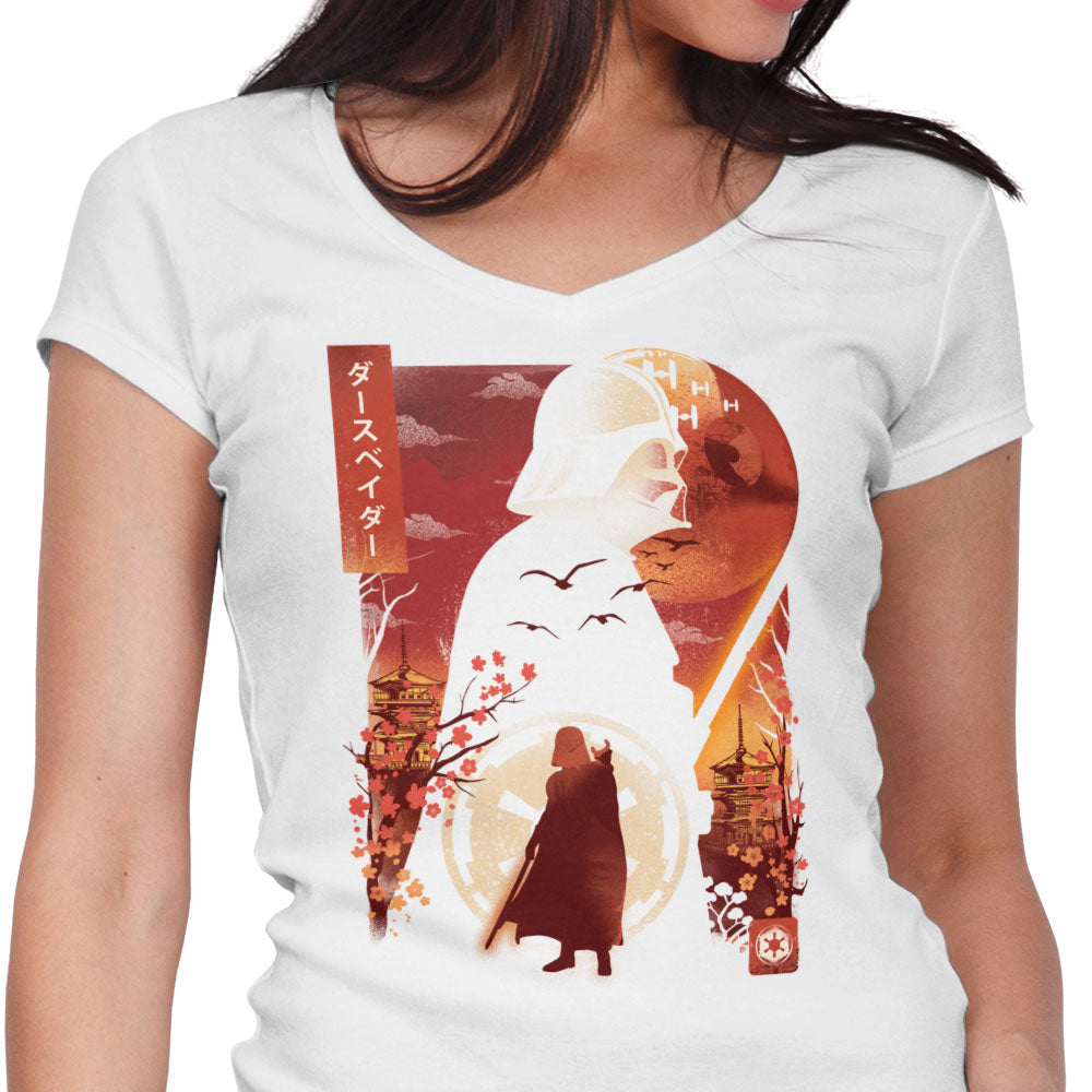Wrath of Mustafar Women's V-Neck - Adult & Kids T-Shirts, Sweatshirts & Hoodies apparel design preview 1