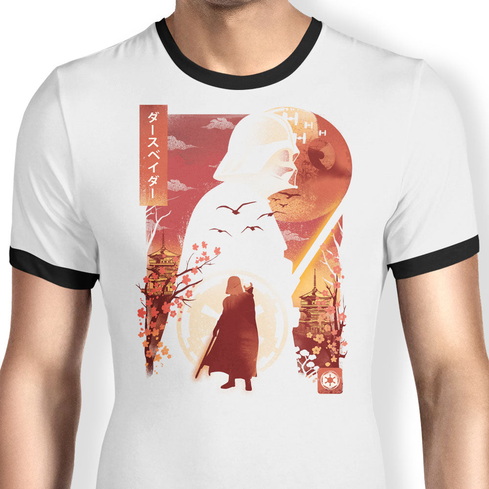 Wrath of Mustafar Ringer - Adult & Kids T-Shirts, Sweatshirts & Hoodies apparel design preview 1