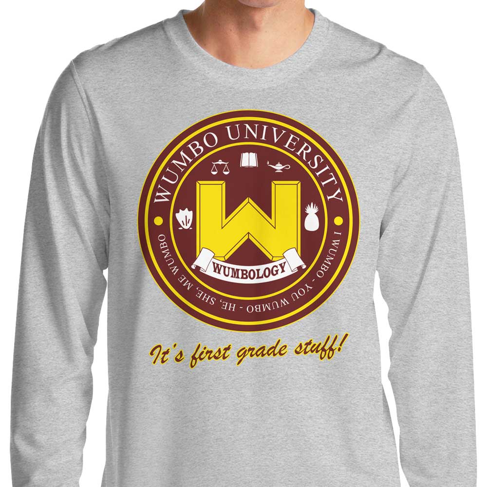 Wumbo University - Adult & Kids T-Shirts, Sweatshirts & Hoodies apparel design preview 1
