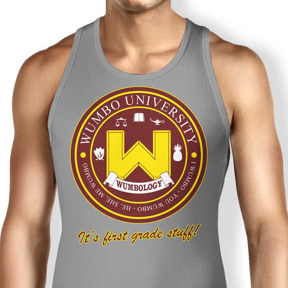 Wumbo University Tank Top - Adult & Kids T-Shirts, Sweatshirts & Hoodies apparel design preview 1