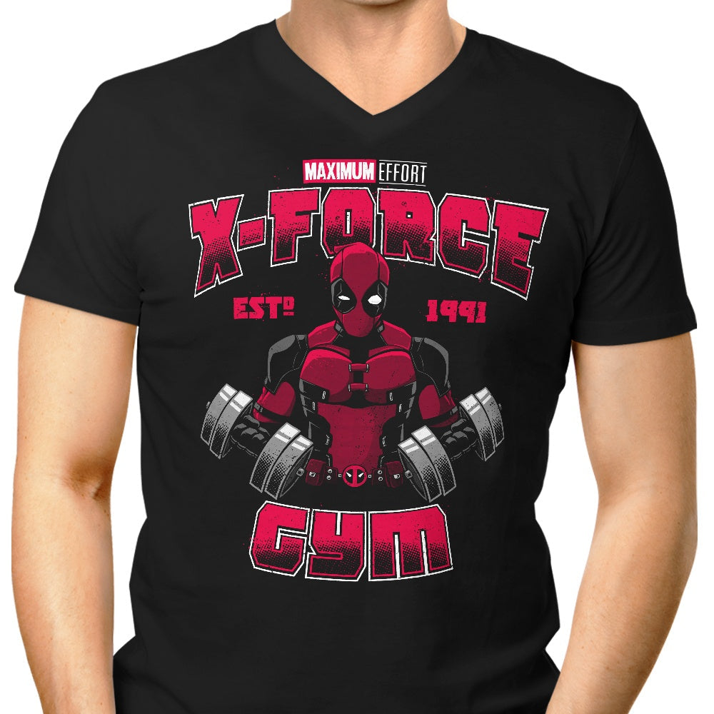 X-Force Gym Men's V-Neck - Adult & Kids T-Shirts, Sweatshirts & Hoodies apparel design preview 1