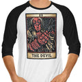 XV: The Devil 3/4 Sleeve Raglan - Adult & Kids T-Shirts, Sweatshirts & Hoodies apparel design preview 1