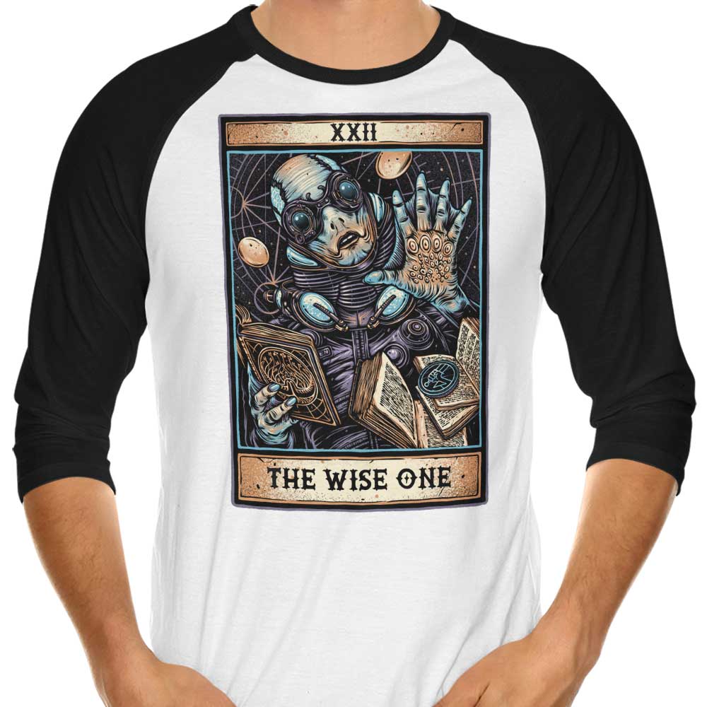 XXII: The Wise One 3/4 Sleeve Raglan - Adult & Kids T-Shirts, Sweatshirts & Hoodies apparel design preview 1