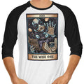 XXII: The Wise One 3/4 Sleeve Raglan - Adult & Kids T-Shirts, Sweatshirts & Hoodies apparel design preview 1
