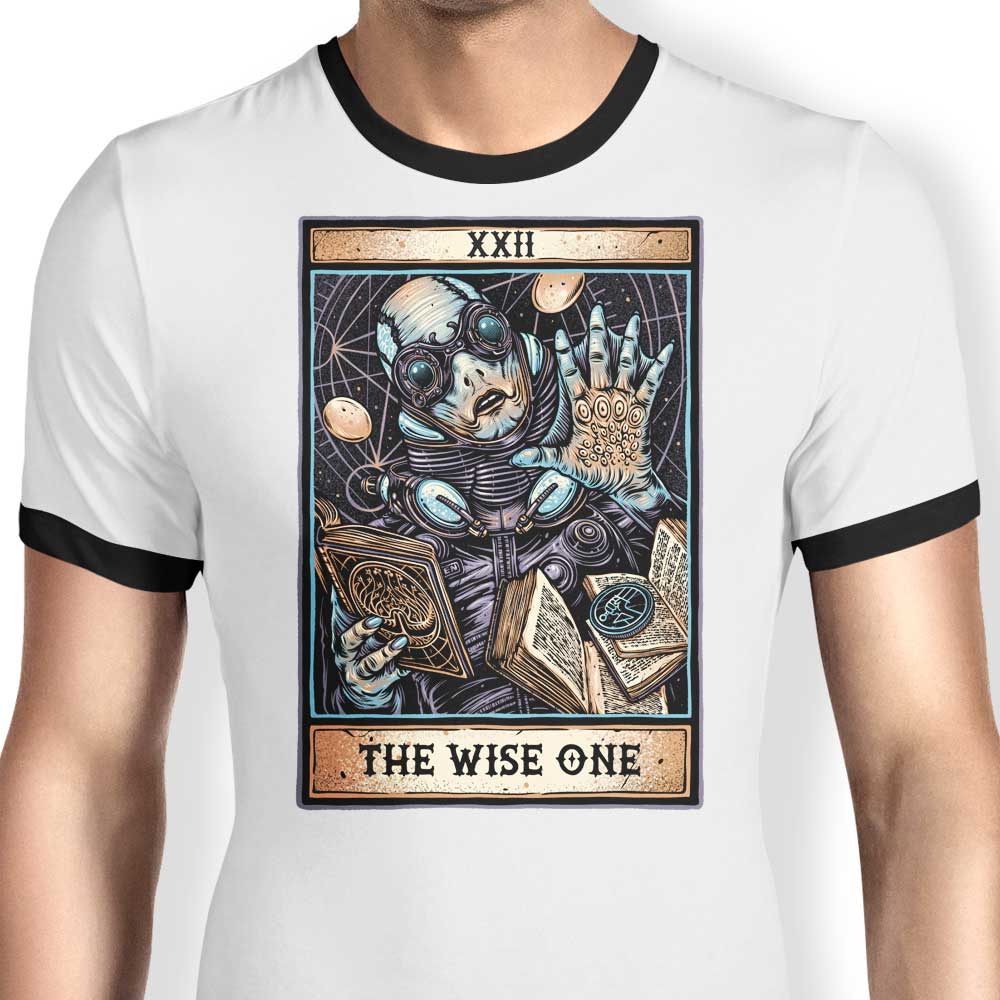 XXII: The Wise One Ringer - Adult & Kids T-Shirts, Sweatshirts & Hoodies apparel design preview 1