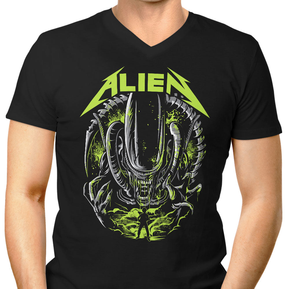 Xeno Death Men's V-Neck - Adult & Kids T-Shirts, Sweatshirts & Hoodies apparel design preview 1