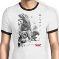 Xeno Invasion Ringer - Adult & Kids T-Shirts, Sweatshirts & Hoodies apparel design preview 1