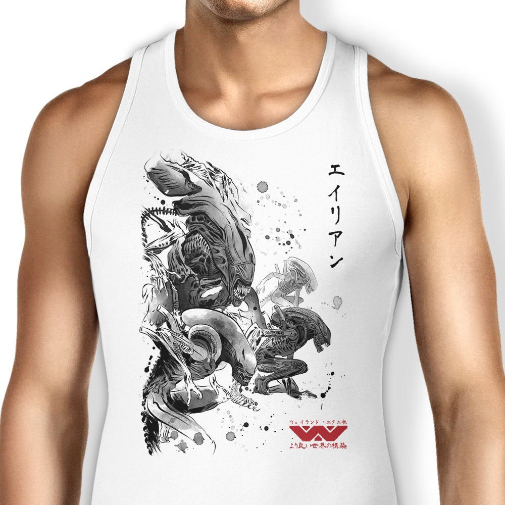 Xeno Invasion Tank Top - Adult & Kids T-Shirts, Sweatshirts & Hoodies apparel design preview 1