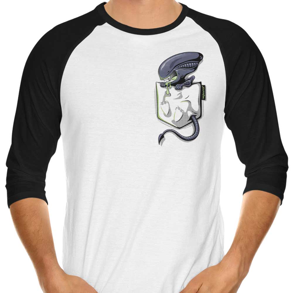 Xeno Pocket 3/4 Sleeve Raglan - Adult & Kids T-Shirts, Sweatshirts & Hoodies apparel design preview 1