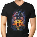 Xeno Shall Not Pass Men's V-Neck - Adult & Kids T-Shirts, Sweatshirts & Hoodies apparel design preview 1