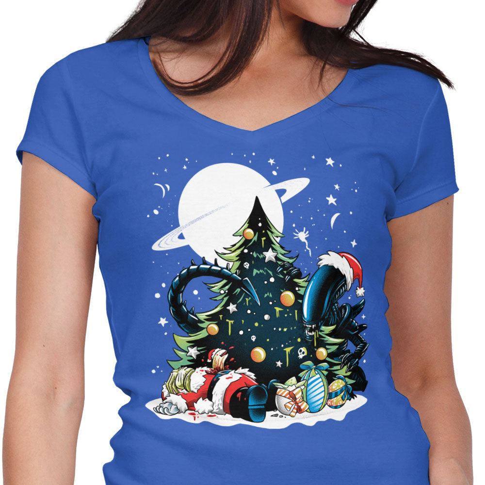XenoMas Women's V-Neck - Adult & Kids T-Shirts, Sweatshirts & Hoodies apparel design preview 1