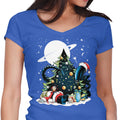 XenoMas Women's V-Neck - Adult & Kids T-Shirts, Sweatshirts & Hoodies apparel design preview 1