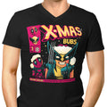 Xmas Bubs Men's V-Neck - Adult & Kids T-Shirts, Sweatshirts & Hoodies apparel design preview 1
