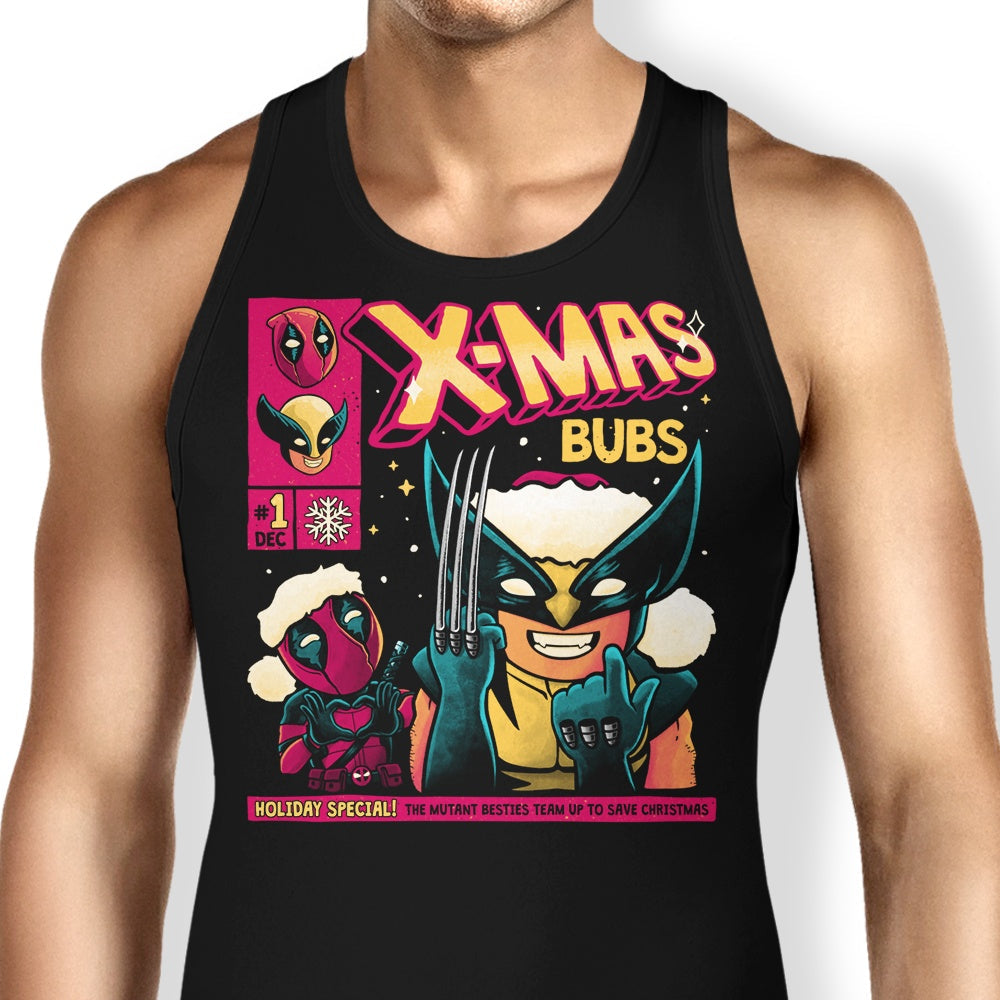 Xmas Bubs Tank Top - Adult & Kids T-Shirts, Sweatshirts & Hoodies apparel design preview 1