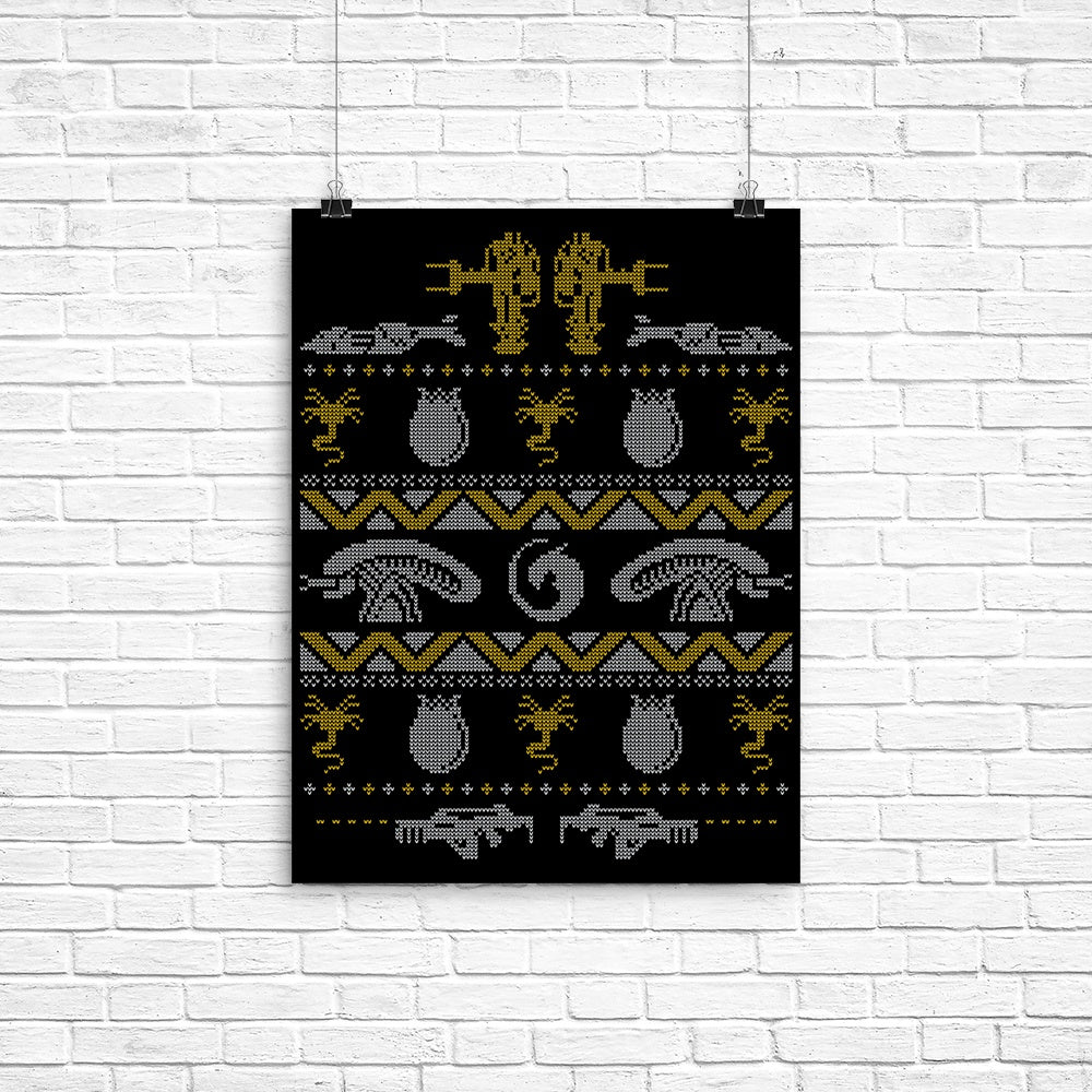 Xmas Bug Hunt Poster - Adult & Kids T-Shirts, Sweatshirts & Hoodies apparel design preview 1