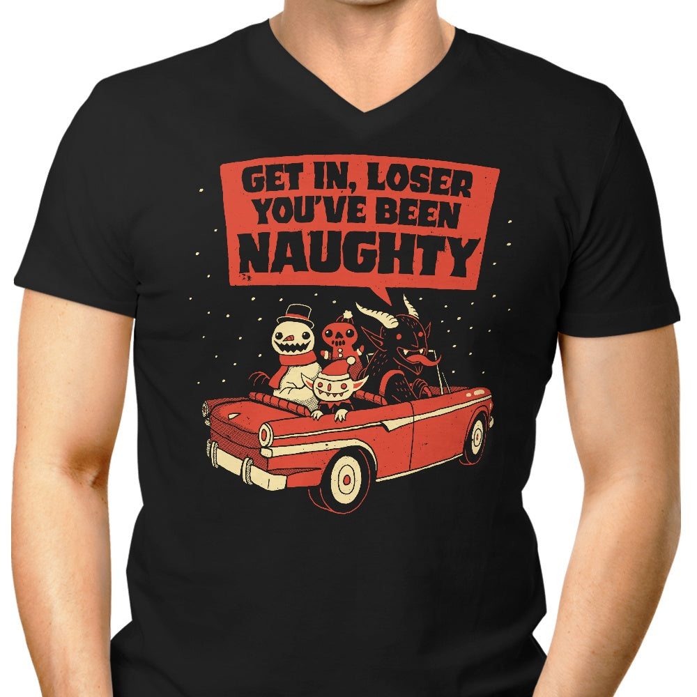 Xmas Road Trip Men's V-Neck - Adult & Kids T-Shirts, Sweatshirts & Hoodies apparel design preview 1