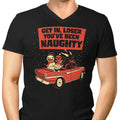 Xmas Road Trip Men's V-Neck - Adult & Kids T-Shirts, Sweatshirts & Hoodies apparel design preview 1