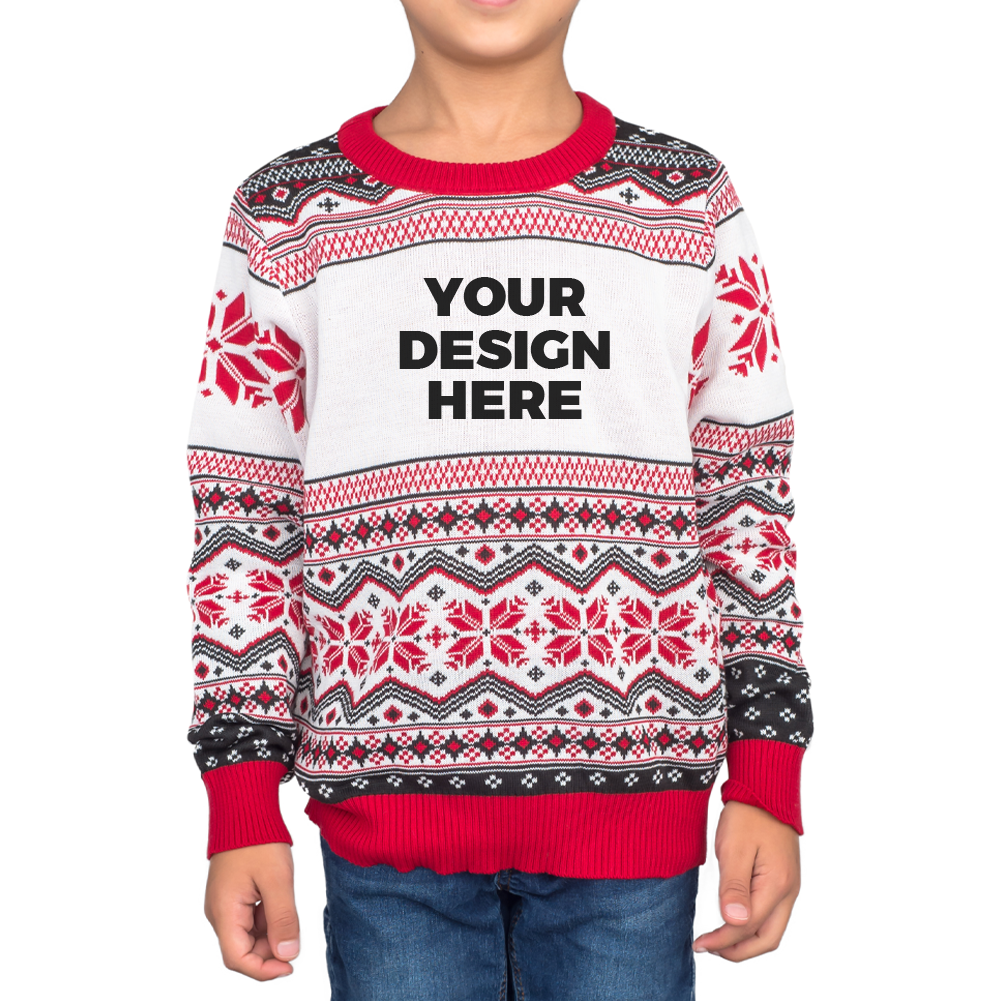 Custom Youth Ugly Christmas Sweater product image