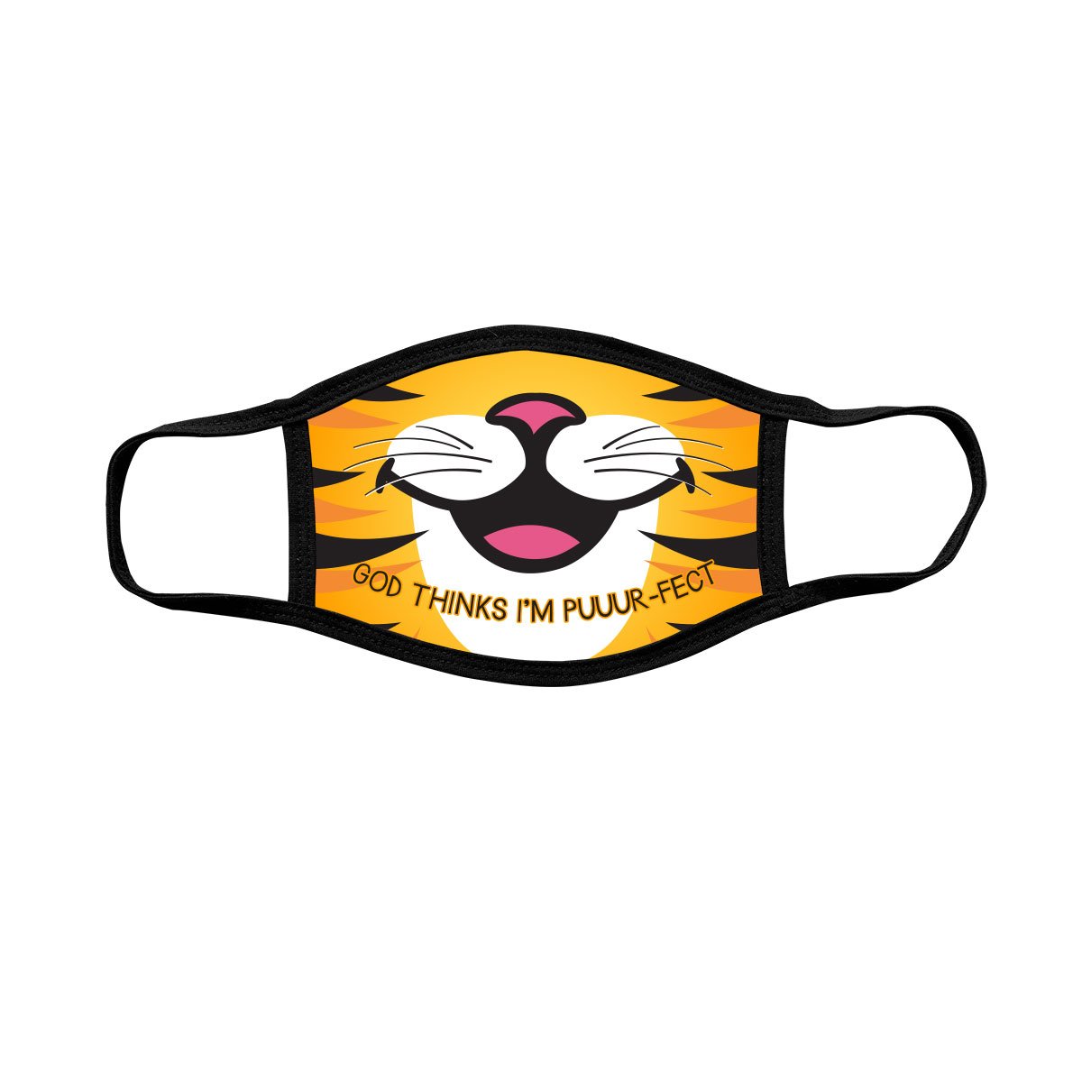Kerusso Kids God Thinks I'm Perfect Tiger Youth - Adult & Kids T-Shirts, Sweatshirts & Hoodies apparel design preview 1