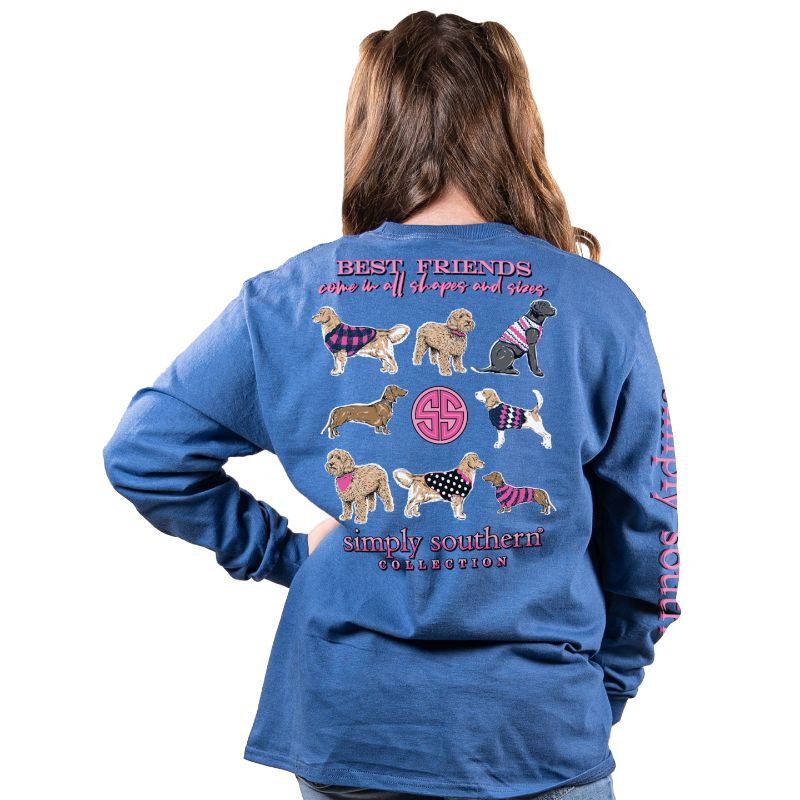 SALE Simply Southern Best Friends Dogs - Adult & Kids T-Shirts, Sweatshirts & Hoodies apparel design preview 1