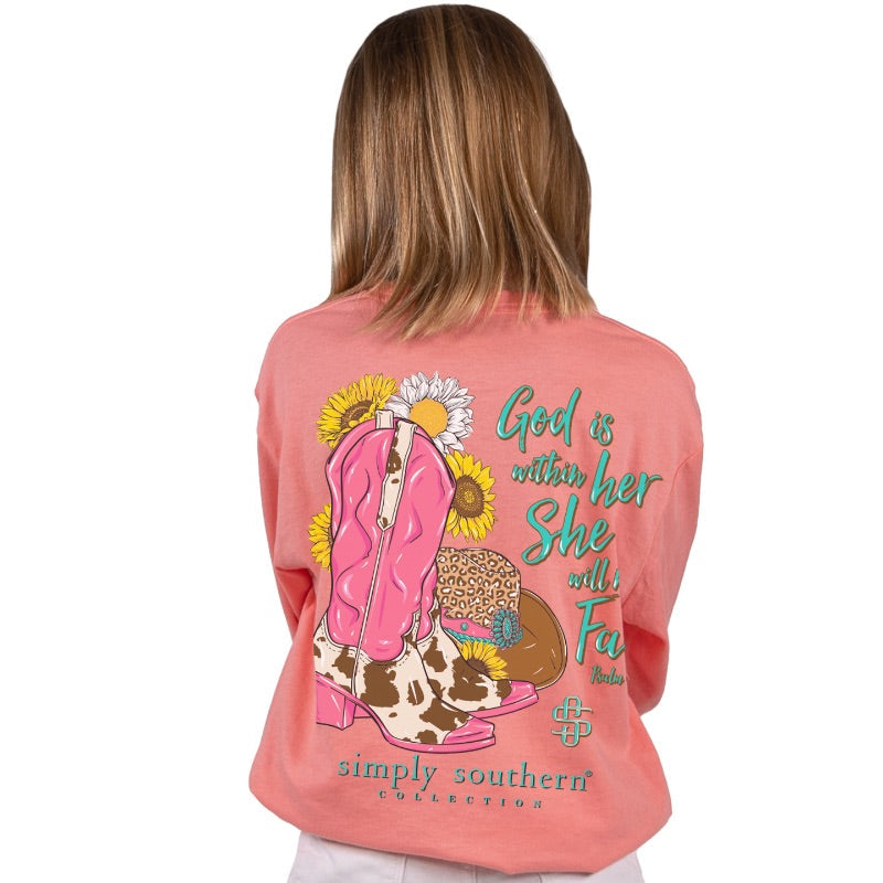 SALE Simply Southern Will Not Fail Boots - Adult & Kids T-Shirts, Sweatshirts & Hoodies apparel design preview 2