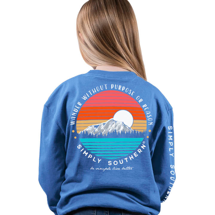 SALE Simply Southern Wander Mountains - Adult & Kids T-Shirts, Sweatshirts & Hoodies apparel design preview 2