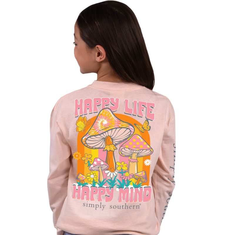 SALE Simply Southern Happy Life Mind - Adult & Kids T-Shirts, Sweatshirts & Hoodies apparel design preview 2